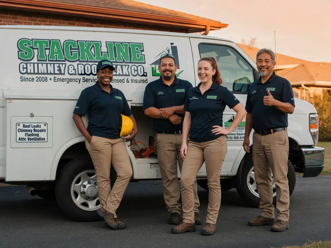 Chimney flashing repair company in Clare, IL